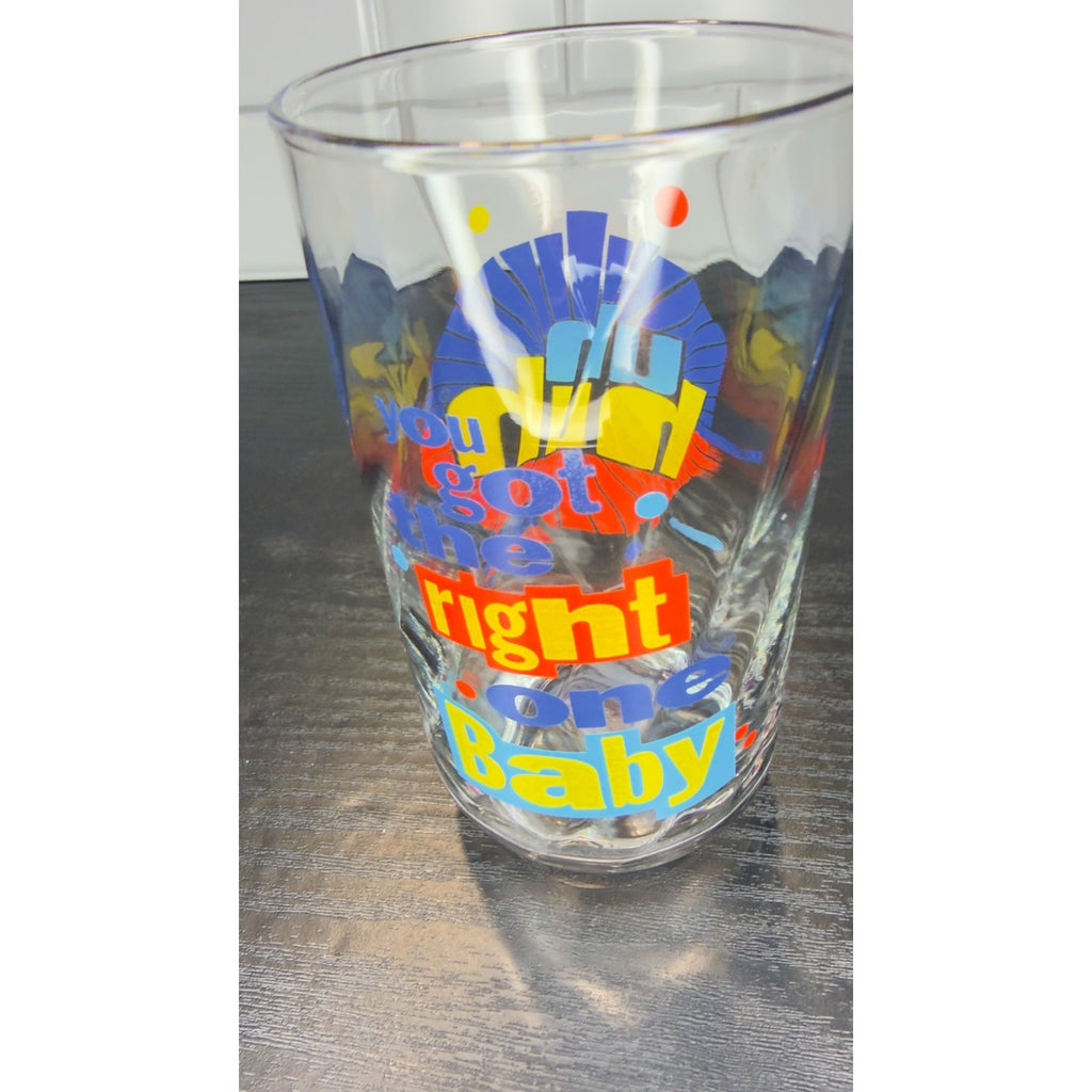 VTG 1991 Diet Pepsi Ray Charles Glass - You Got The Right One Baby Uh-Huh