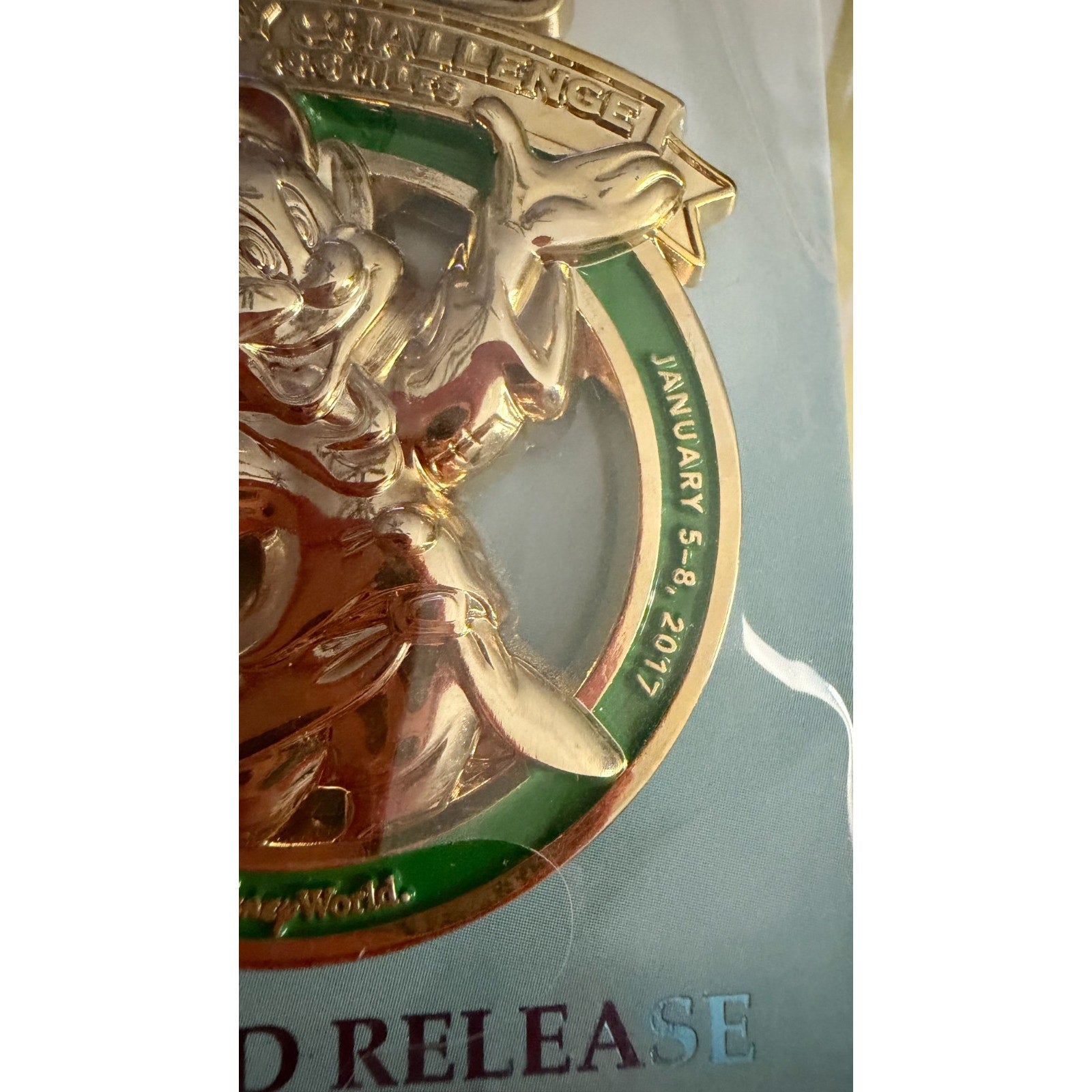 Disney Parks 2017 runDisney Marathon Weekend DOPEY CHALLENGE Medal Pin NEW