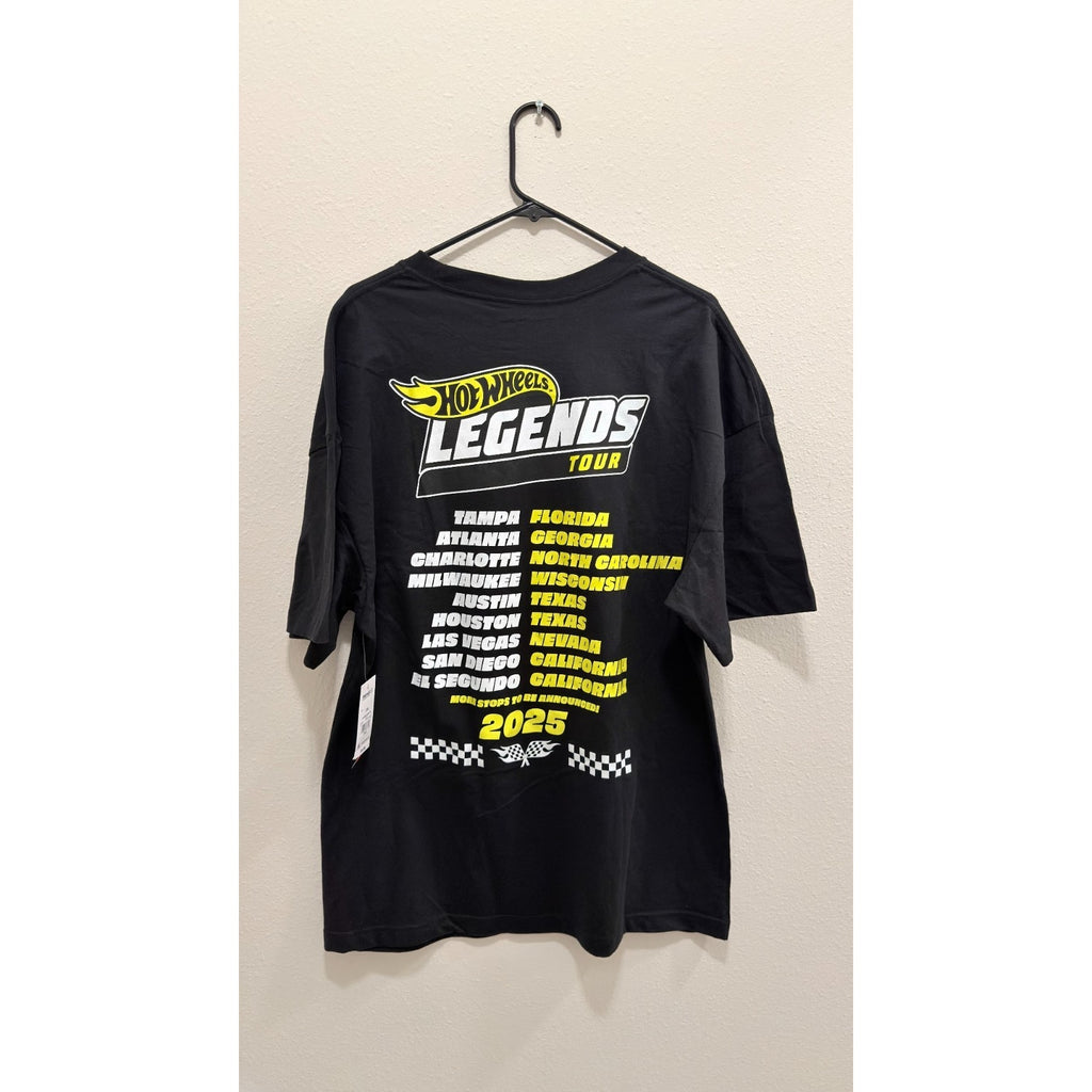 Hot Wheels Legends Tour 2025 T-Shirt - Men's XL - NWT
