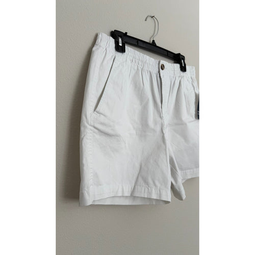 Crown & Ivy Men’s Motion Flex Shorts | White | Small (S) | 6” Inseam | NWT