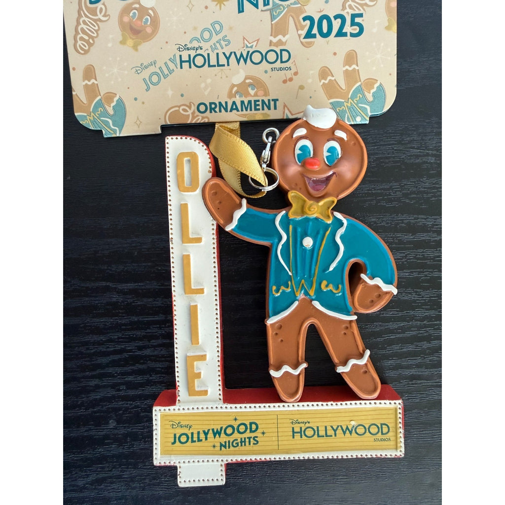 Disney Parks 2025 Jollywood Nights Ollie Gingerbread Ornament – NWT