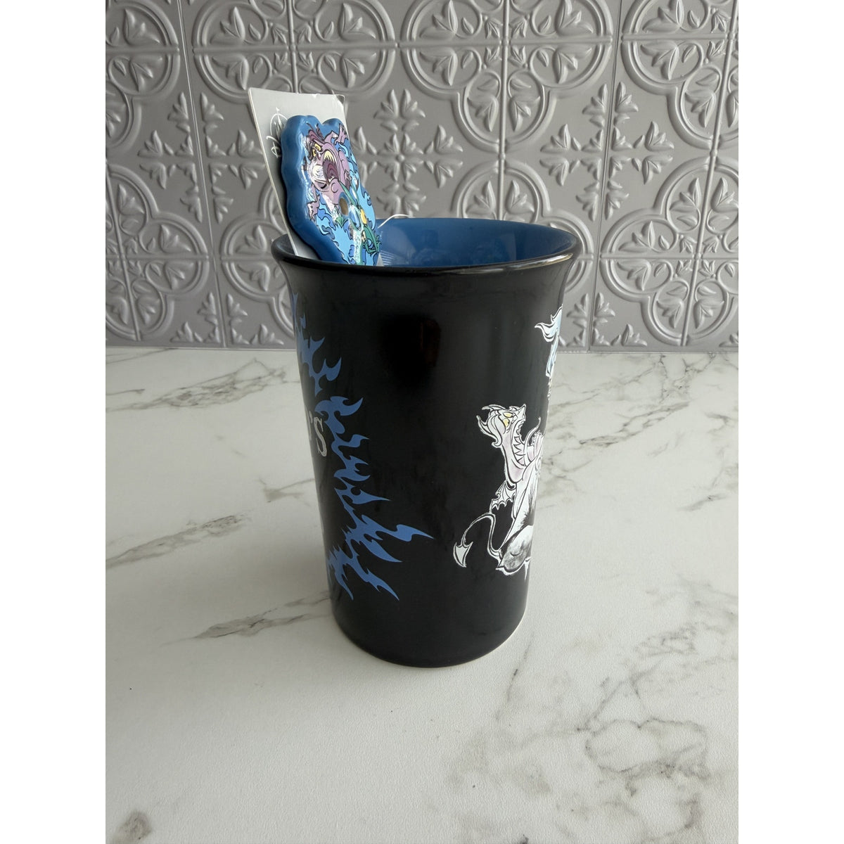Disney Villains Hercules Hades Under World's Best Boss Mug & Spoon Set 19 oz NEW