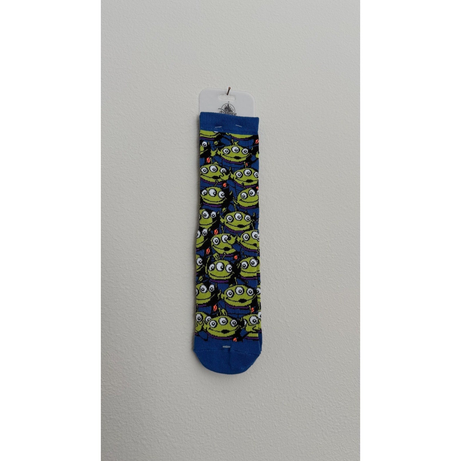 NEW Disney Parks Toy Story Alien Crew Socks Adult Unisex Size W 10-13 M 9-12