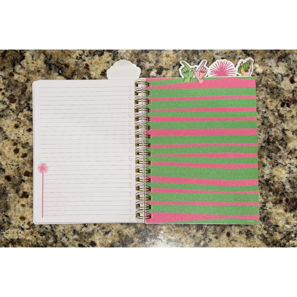 NEW Wicked Musical Glinda Pink Tabbed Journal Diary Notebook