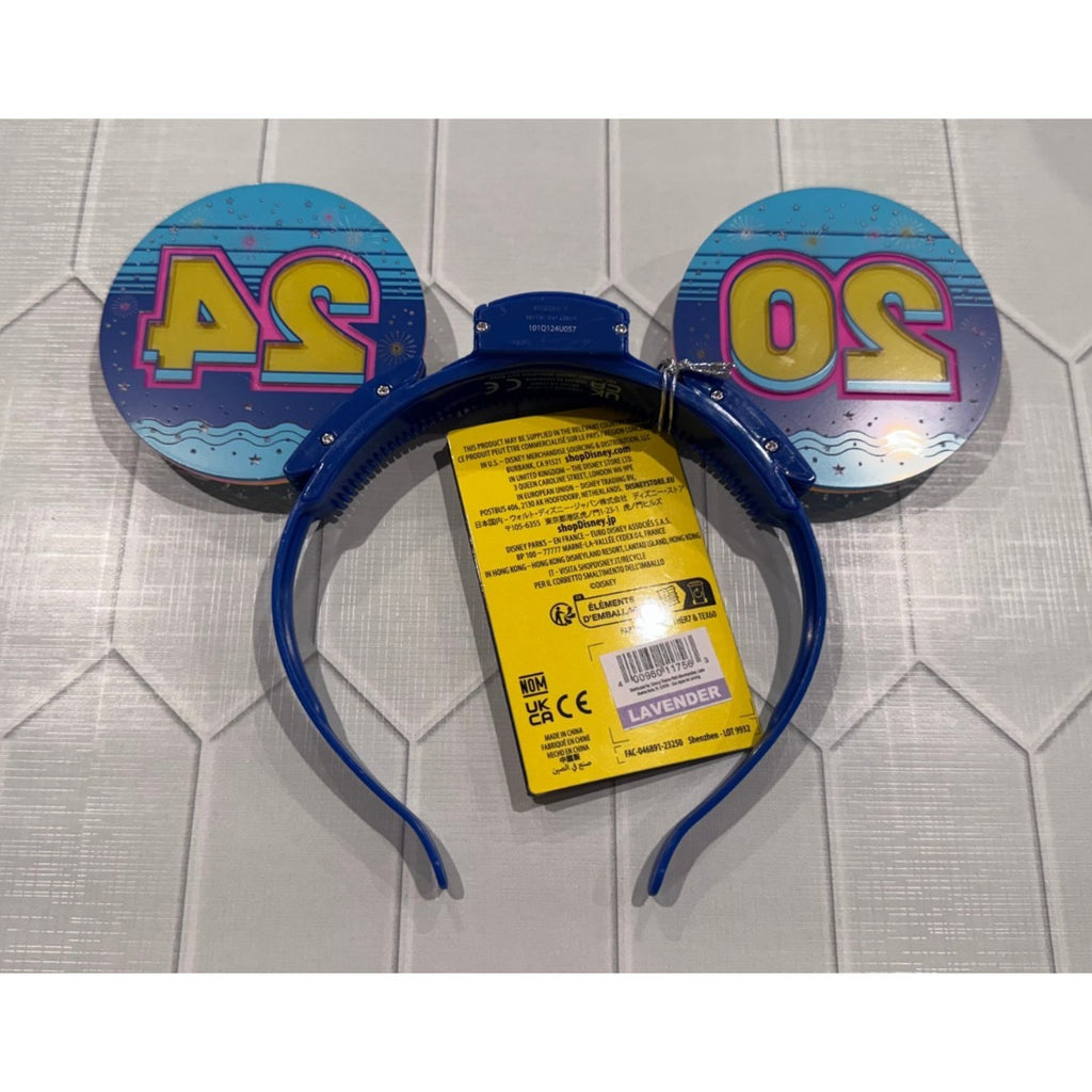 Mickey Mouse 2024 Glow Light Up Ears Walt Disney Parks New W/ Tag & Tested