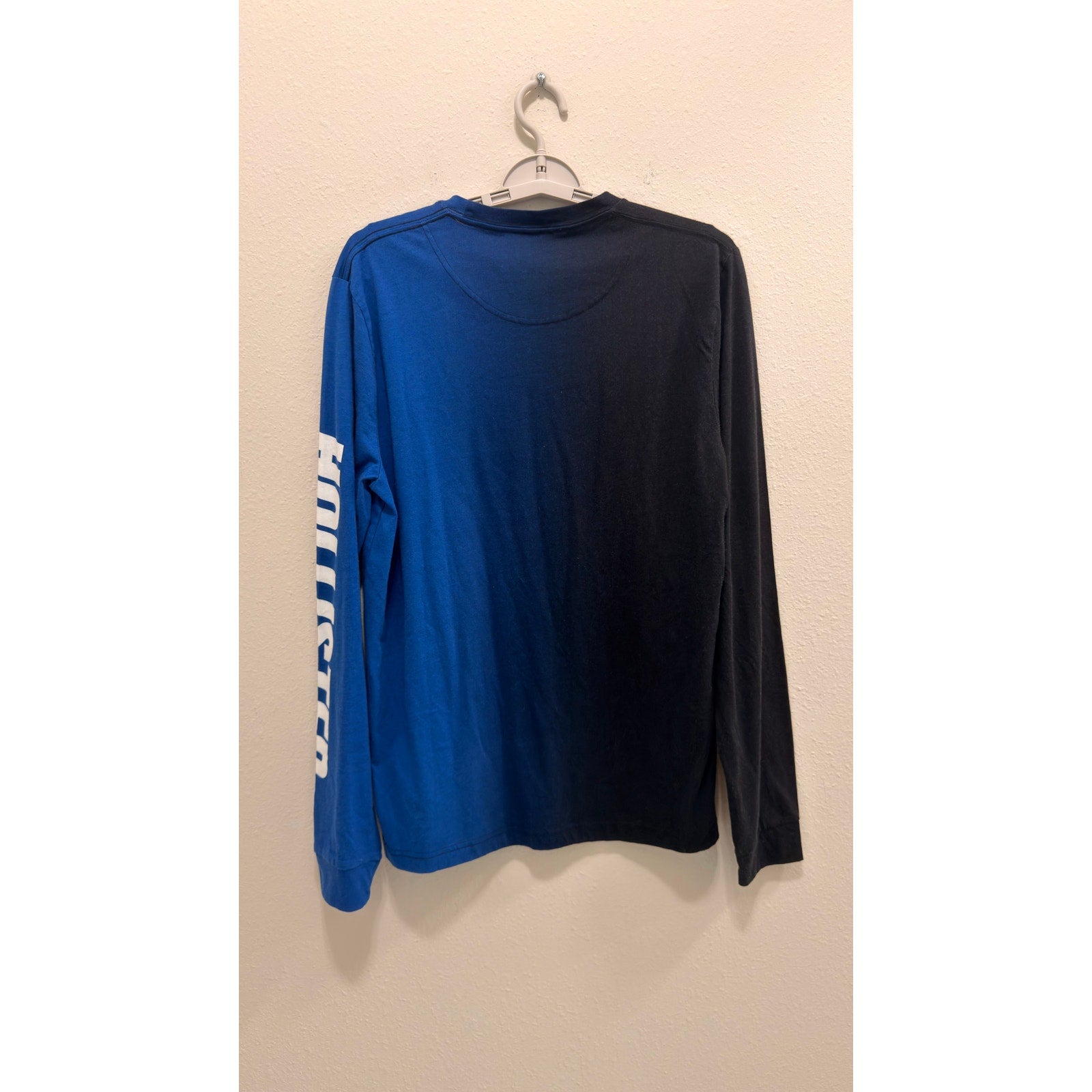 Hollister California Men's Ombre Long Sleeve T-Shirt Adult Medium NWT
