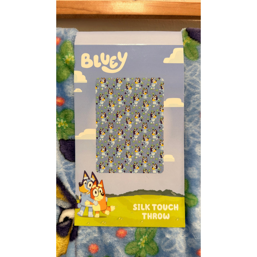 Bluey Silk Touch Throw Blanket 50x70 NWT Ultra Soft Ludo Studio
