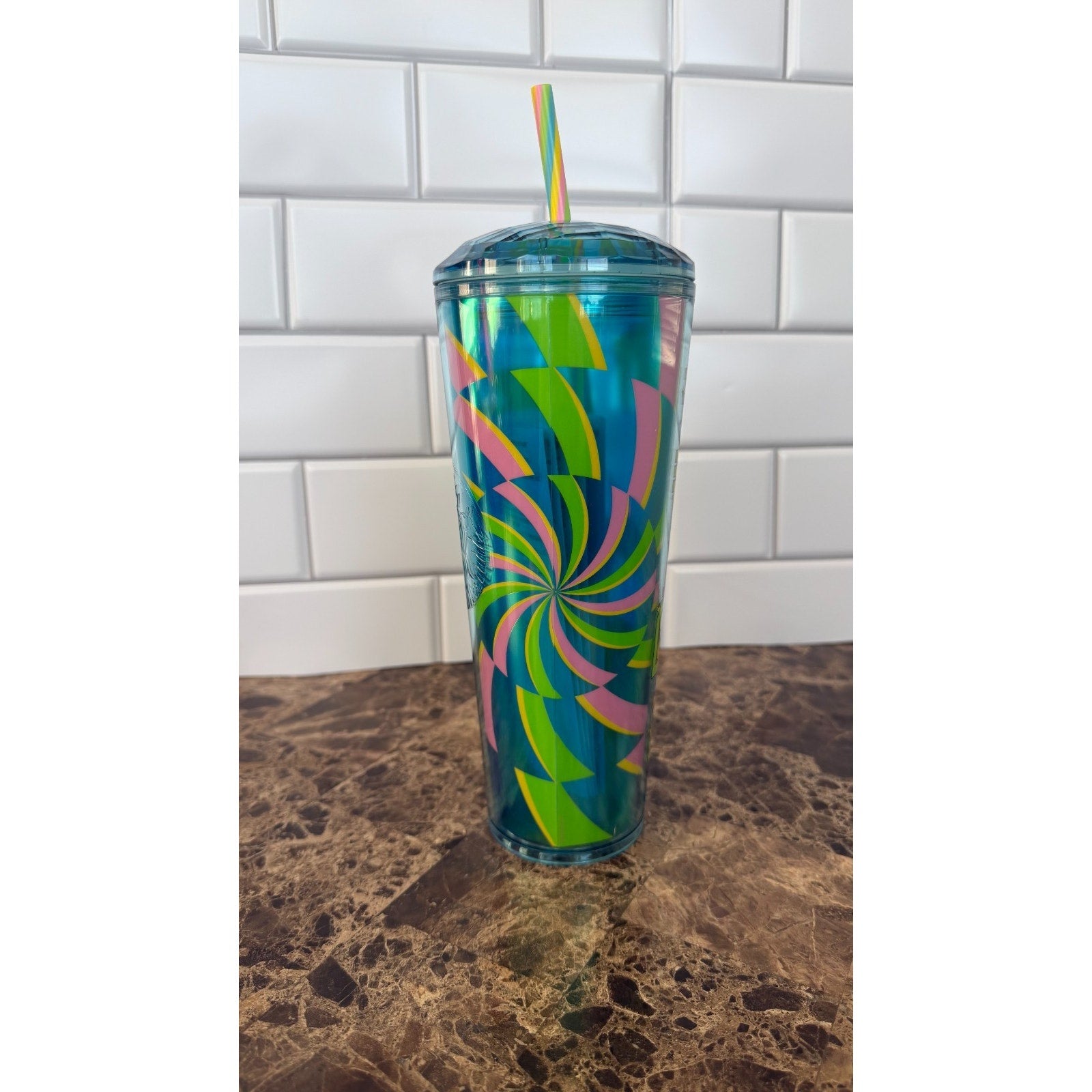 Disney Eats Lollipop Starbucks Tumbler 24oz Walt Disney World NEW