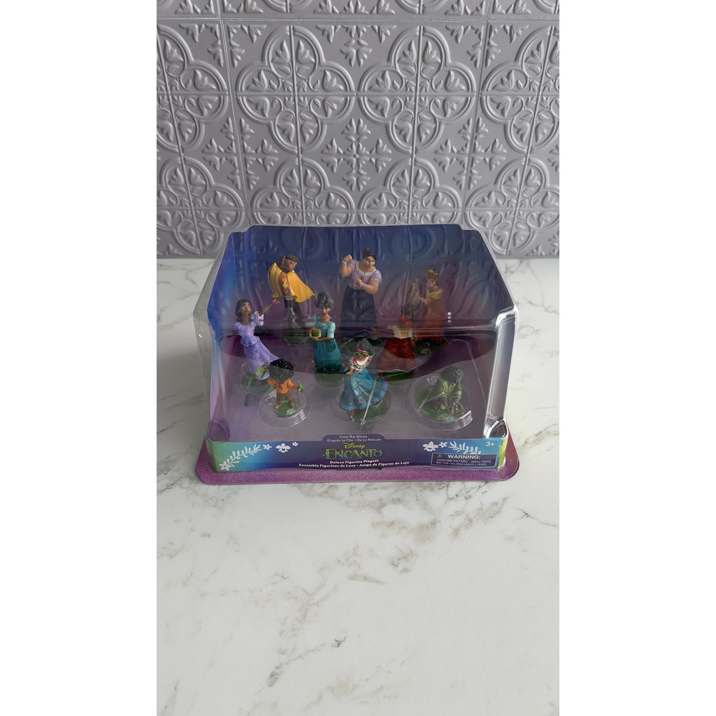 Disney Encanto Deluxe Figurine Playset 9 Piece Figure Set NIB