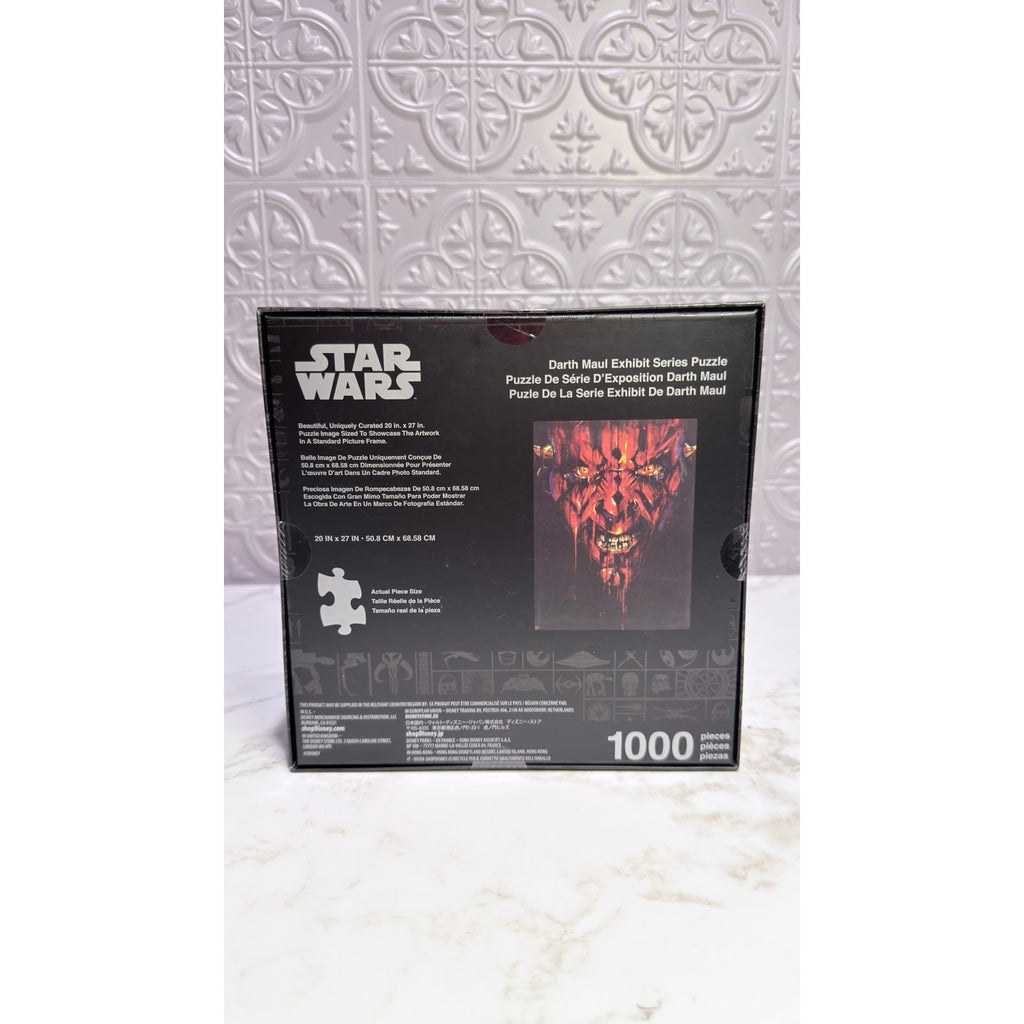 Disney Parks Star Wars Darth Maul Exhibit Series 1000pc Puzzle NEW