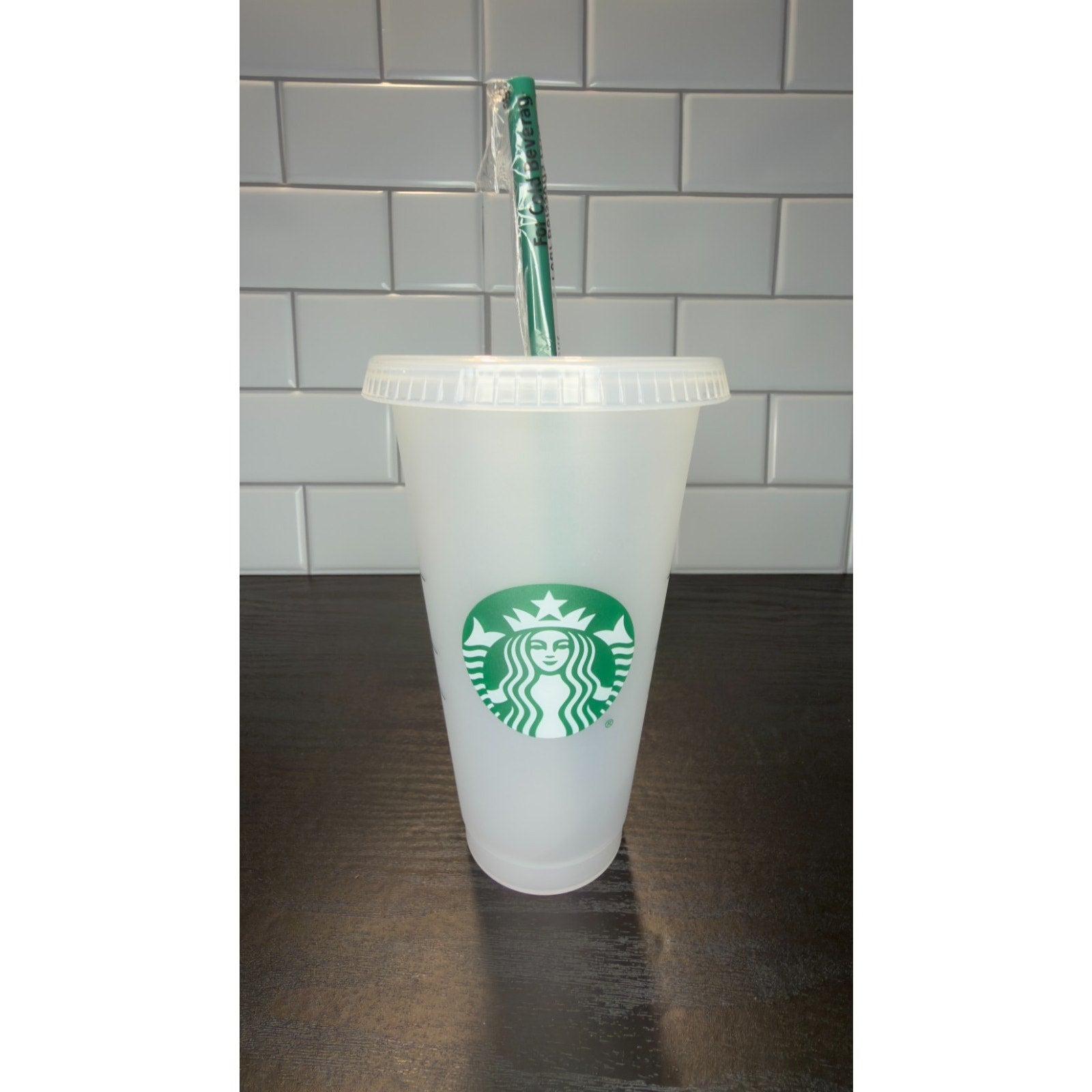 Starbucks Siren Logo Reusable Venti Cold Cup - 24oz - NEW
