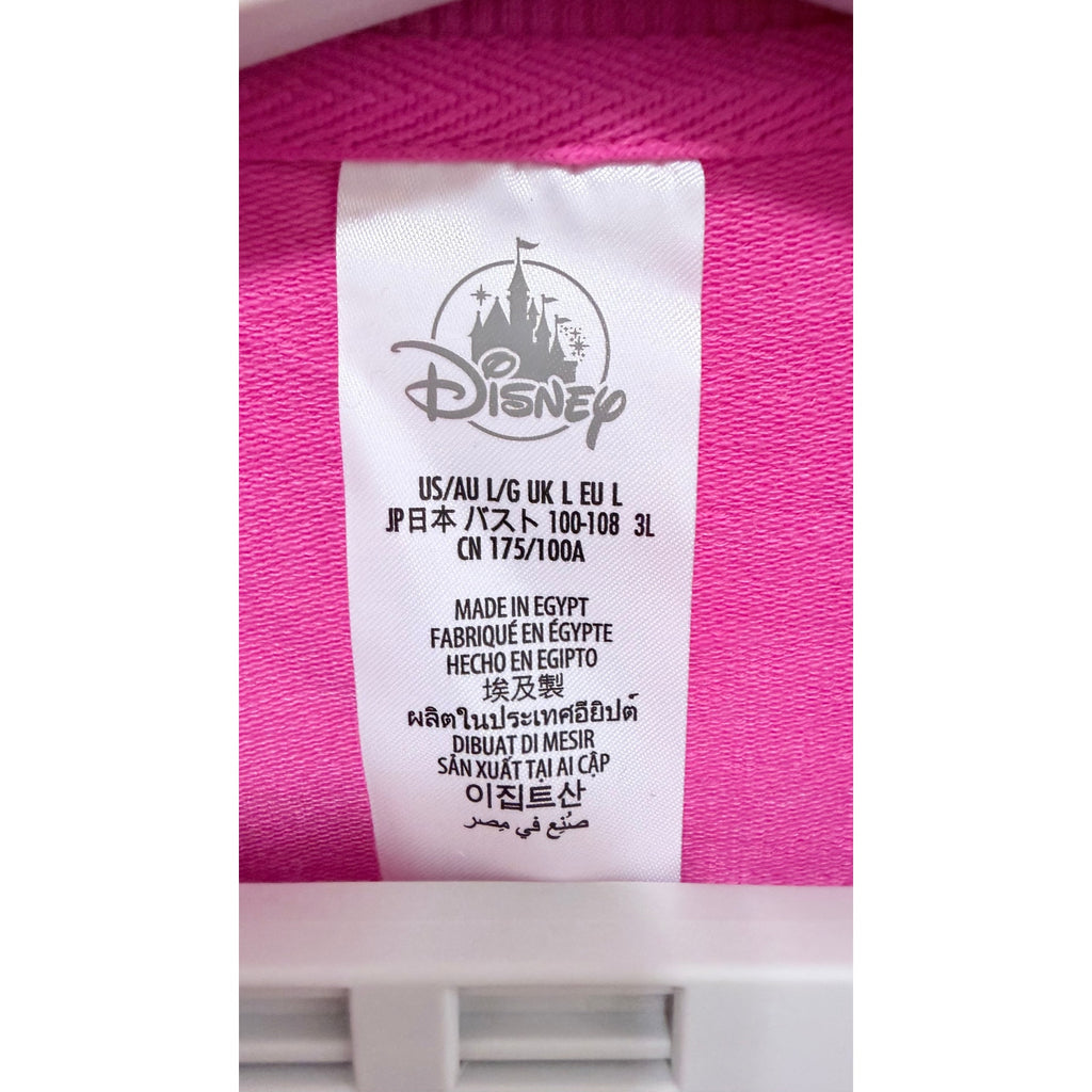 Walt Disney World The Most Magical Place on Earth Hot Pink Sweatshirt Large NWT