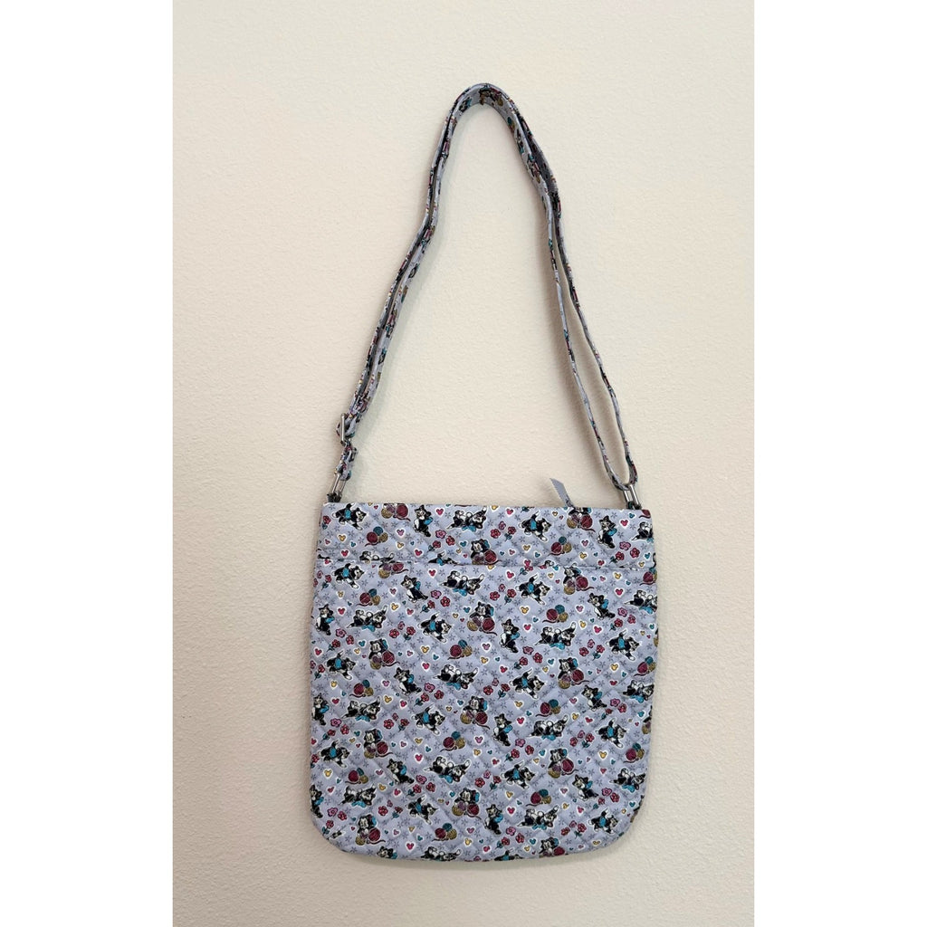 NWT Vera Bradley Disney Playful Figaro Triple Zip Hipster Pinocchio