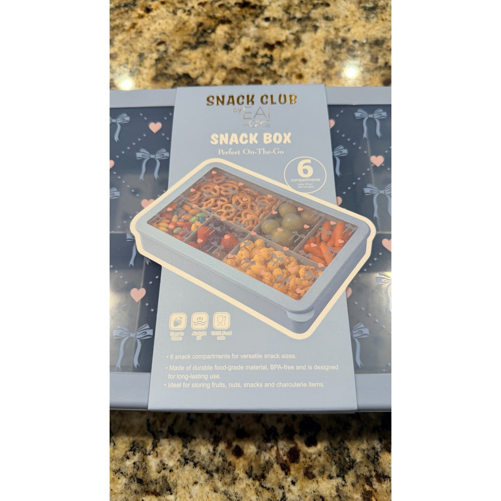 NWT Snack Club "Snackle Box" — Divided Charcuterie & Snack Container