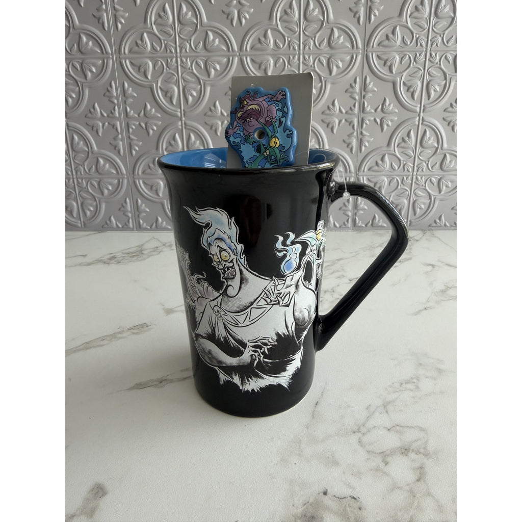 Disney Villains Hercules Hades Under World's Best Boss Mug & Spoon Set 19 oz NEW