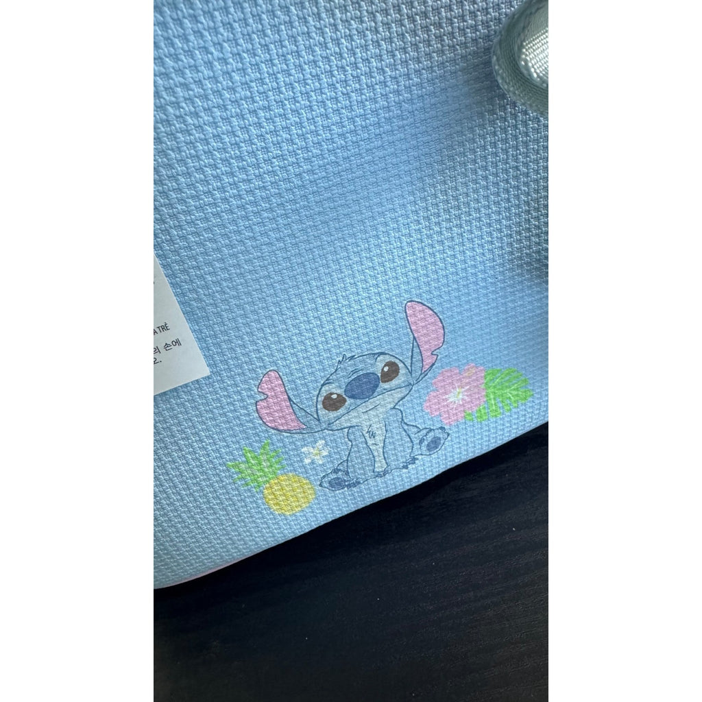 Disney Parks x Loungefly Stitch 626 Day Blue &Pink Waffle Texture Backpack NWT