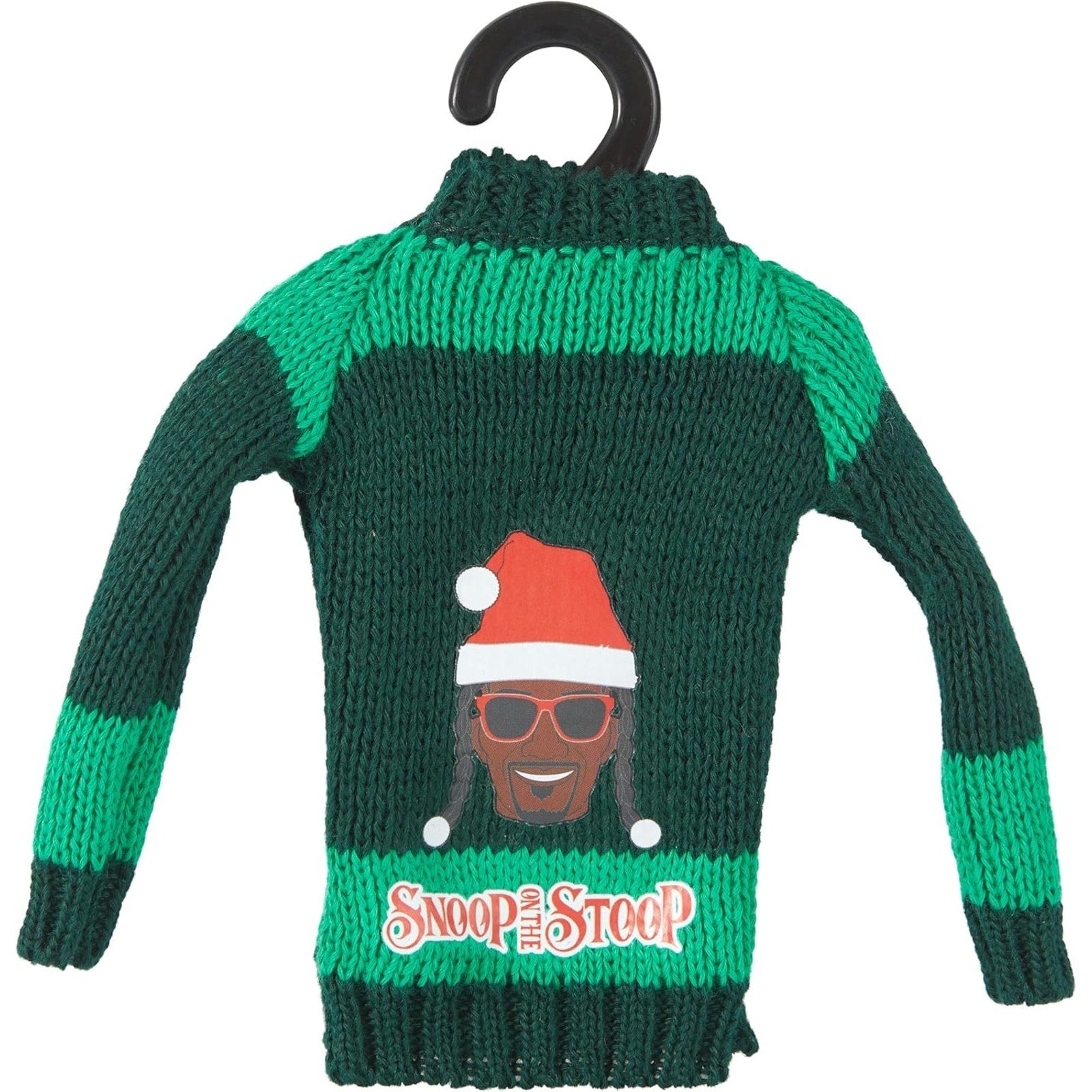 NEW Snoop Dogg Snoop on a Stoop Knit Ornament 100% Polyester Sweater - Green